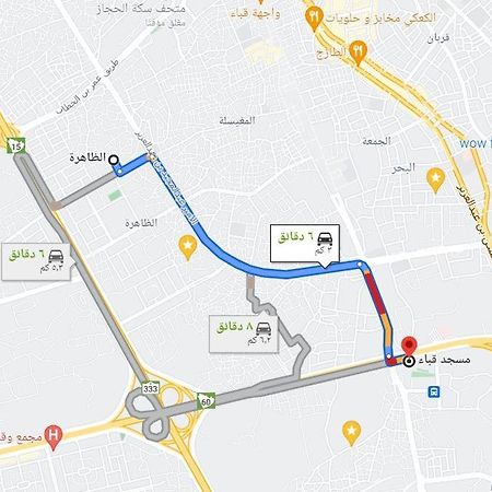 شقة عائلية -ليست فندقية- 8 دقائق بالسيارة للحرم أو قباء - Medina Buitenkant foto